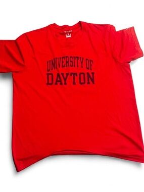 Champion Red University of Dayton Tee